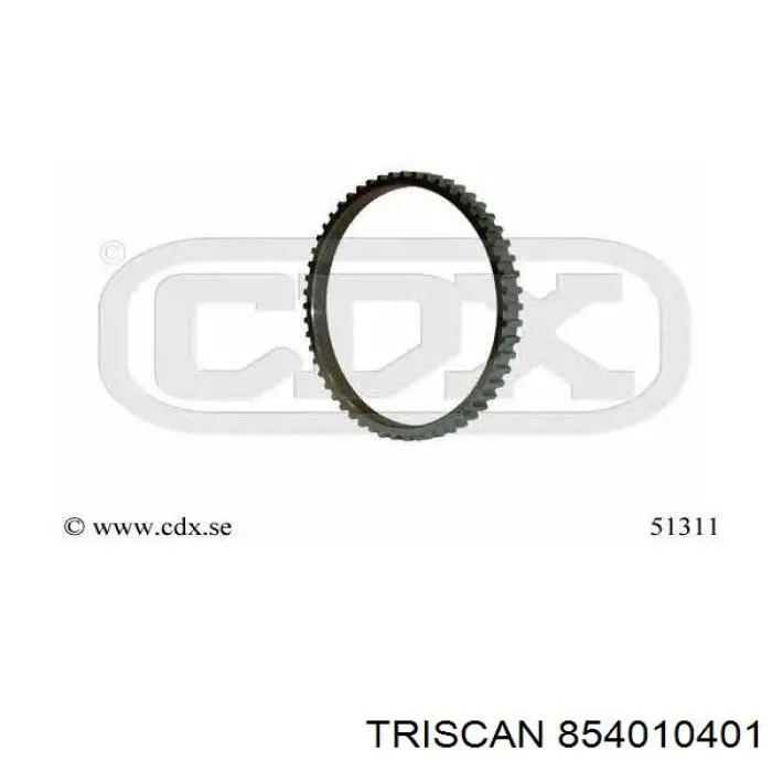 854010401 Triscan Кільце АБС (ABS)