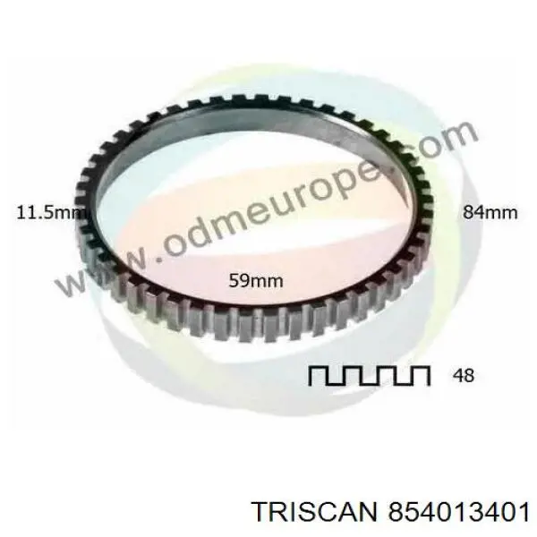 Кільце ABS Triscan 854013401 ціна, від 16.89 USD