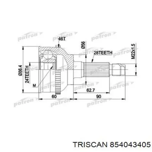 Кільце ABS NTY NZAHY502 ціна, від 4.37 USD