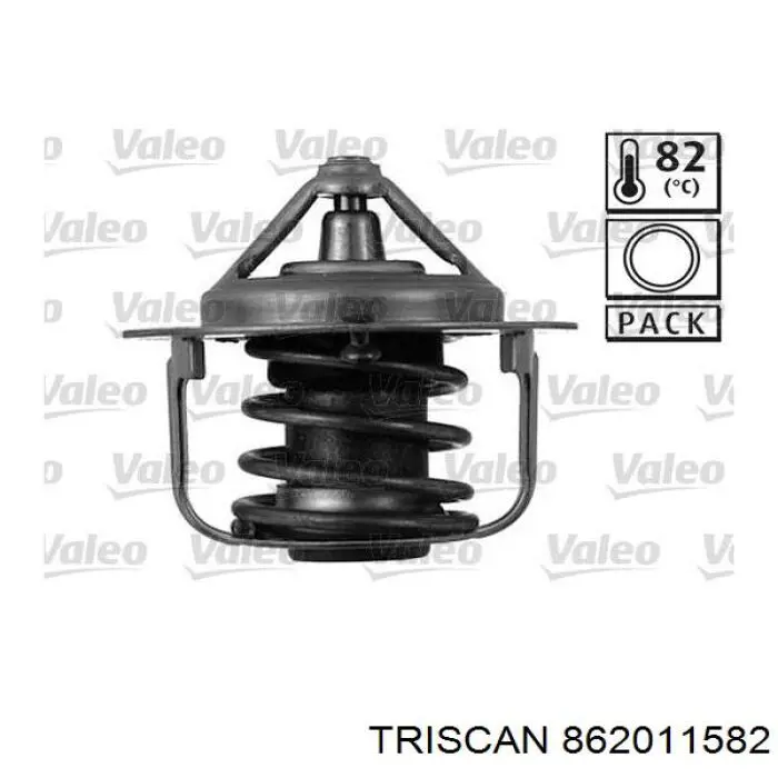 Автомобільний термостат Triscan 862011582 ціна, від 6.68 USD