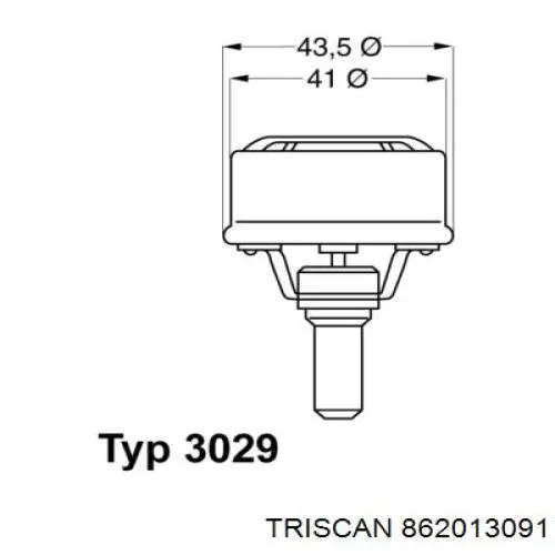 862013091 Triscan термостат