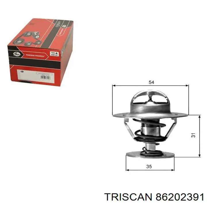 Купити 86202391 Triscan Термостат в корпусі