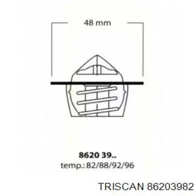 Купити TH141083J Vernet Термостат в корпусі