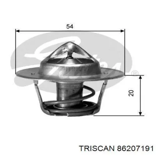 Автомобільний термостат Triscan 86207191 ціна, від 6.50 USD
