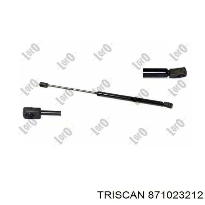 871023212 Triscan амортизатор кришки багажника/ двері 3/5-ї задньої