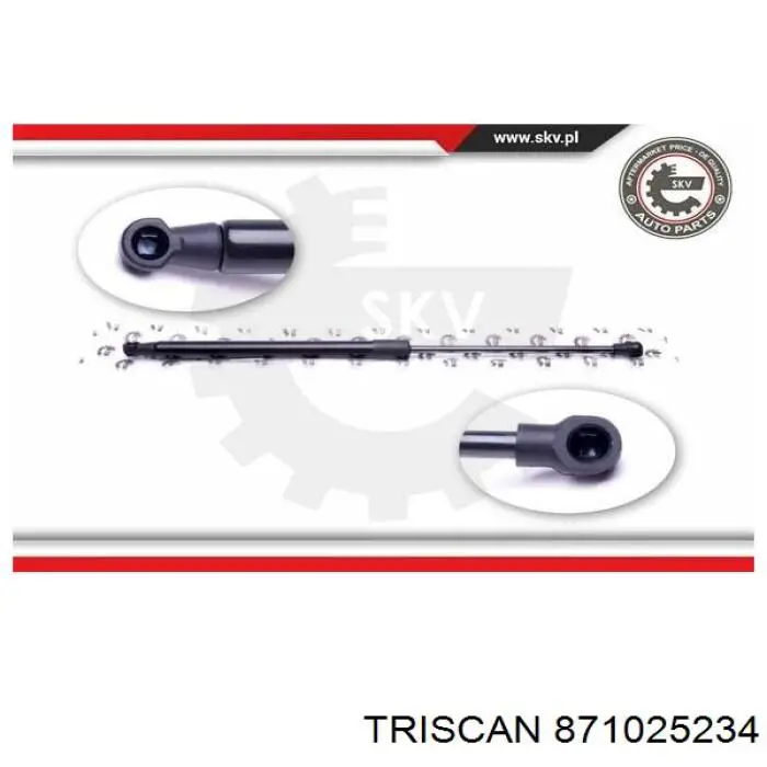 Амортизатор багажника ST50821 Sato Tech
