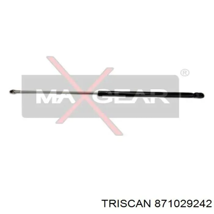 871029242 Triscan амортизатор кришки багажника/ двері 3/5-ї задньої