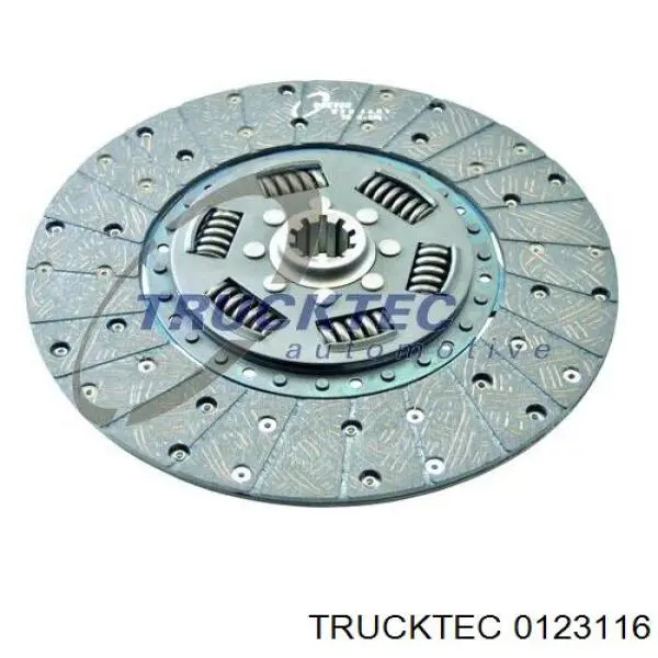 Купити 0123116 Trucktec Диск зчеплення