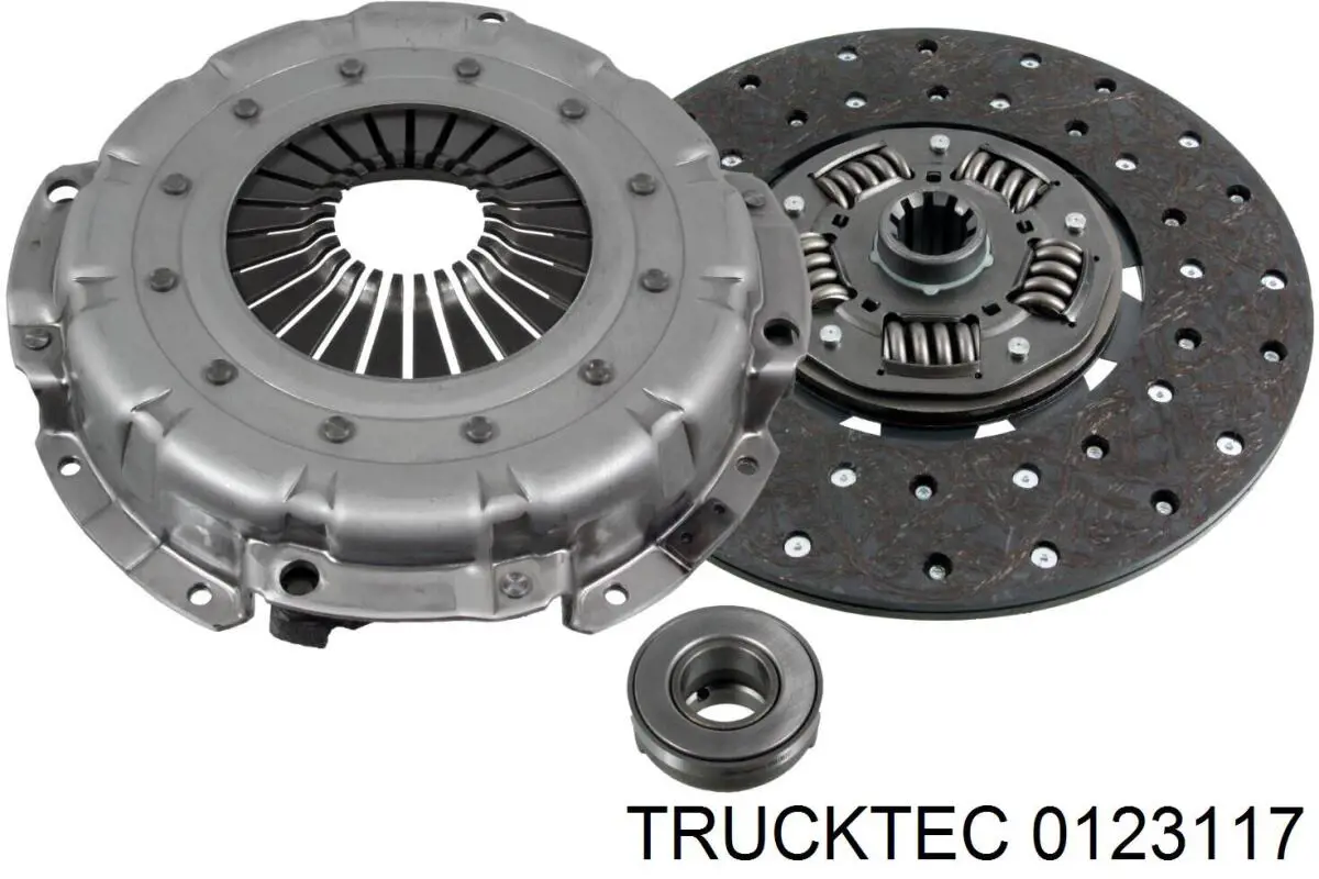 0123117 Trucktec диск зчеплення