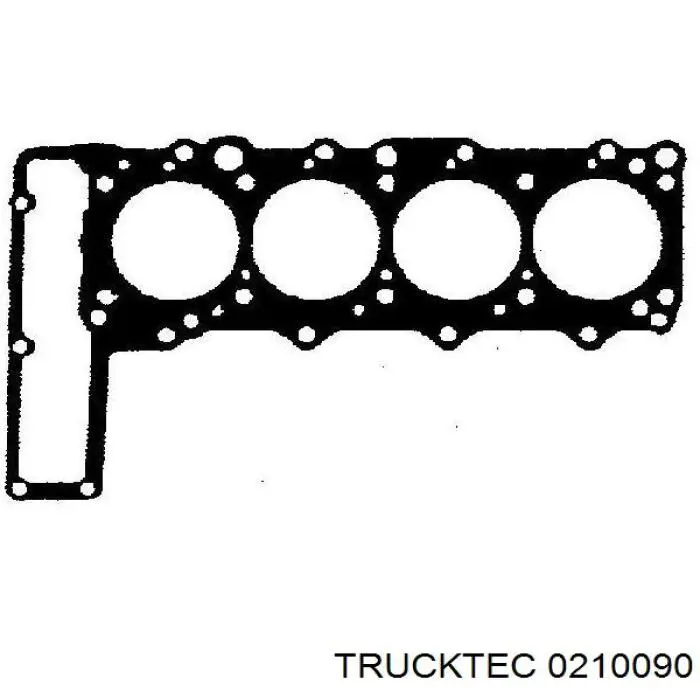 0210090 Trucktec прокладка головки блока циліндрів (гбц)