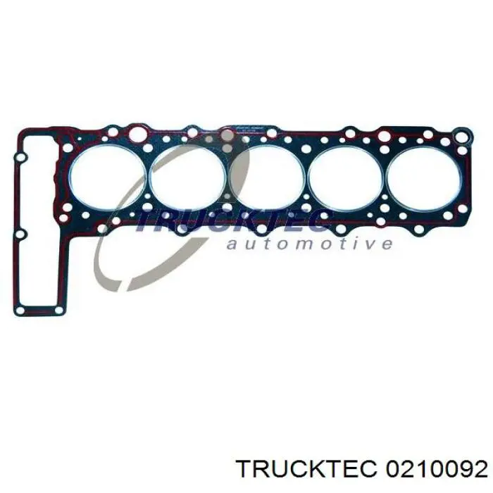 0210092 Trucktec прокладка головки блока циліндрів (гбц)