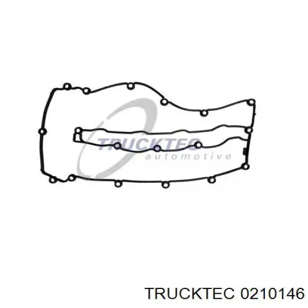 0210146 Trucktec Прокладка кришки клапанної 