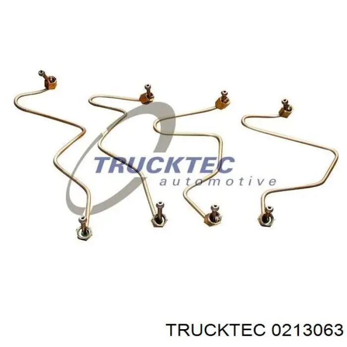 0213063 Trucktec трубка паливна форсунки 3-го циліндру