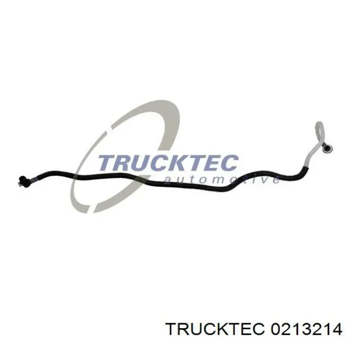 Купити 0213214 Trucktec Трубка паливна обратки від ПНВТ до фільтра