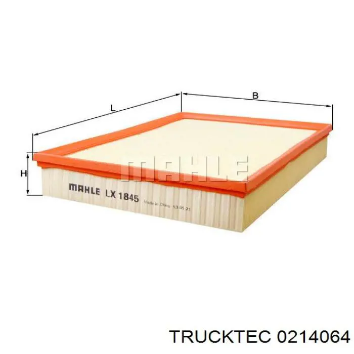 Фільтр повітряний 0214064 Trucktec