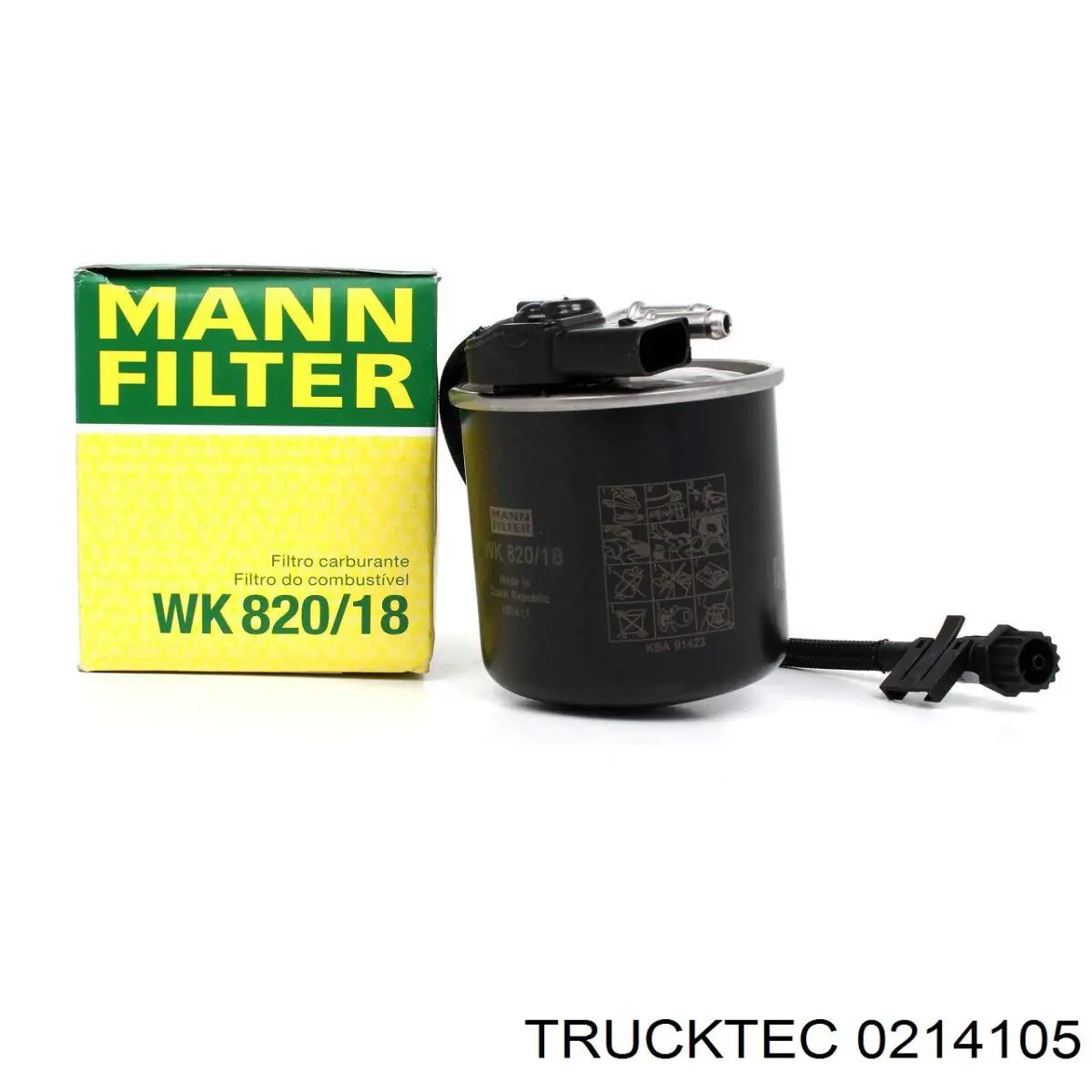 0214105 Trucktec фільтр паливний