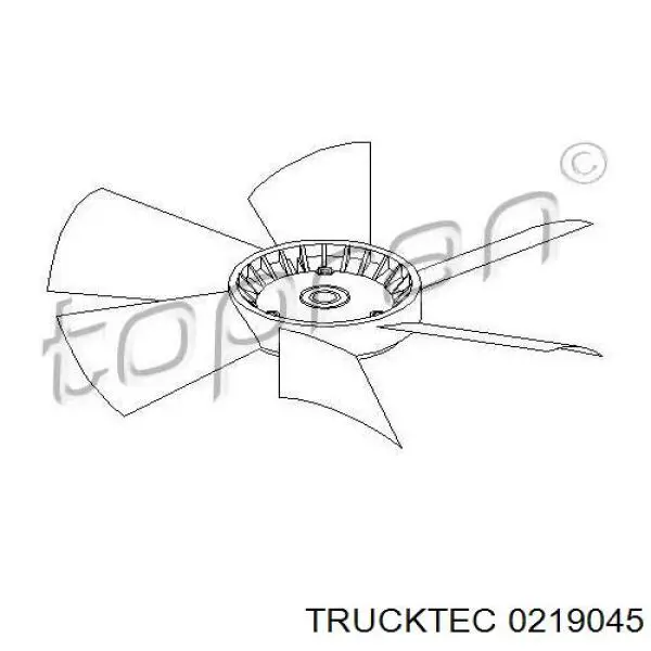 Вентилятор радіатора кондиціонера Mercedes A6012000323