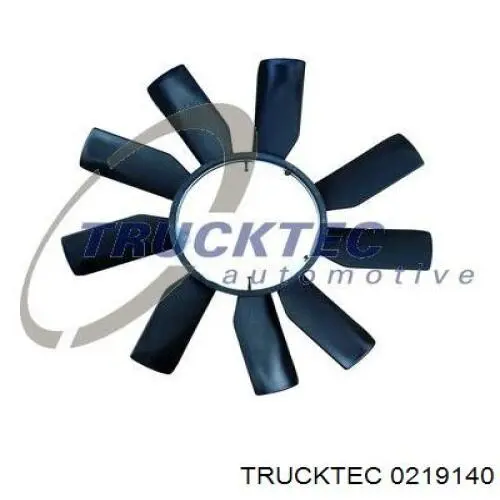 0219140 Trucktec вентилятор/крильчатка радіатора охолодження