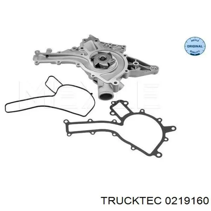 0219160 Trucktec помпа водяна, (насос охолодження)