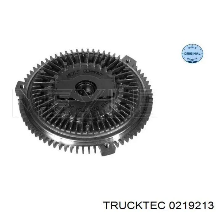 0219213 Trucktec вискомуфта, вязкостная муфта вентилятора охолодження