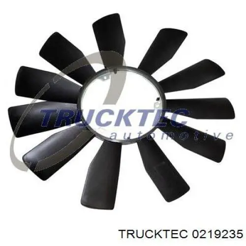 0219235 Trucktec вентилятор/крильчатка радіатора охолодження