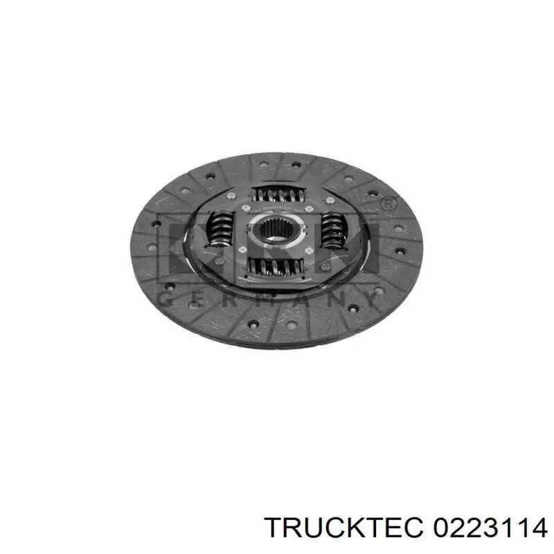 0223114 Trucktec диск зчеплення