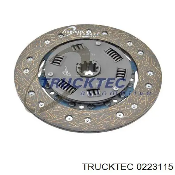 Купити 0223115 Trucktec Диск зчеплення