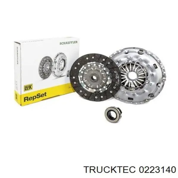 Комплект зчеплення (3 частини) Trucktec 0223140 ціна, від 127.96 USD