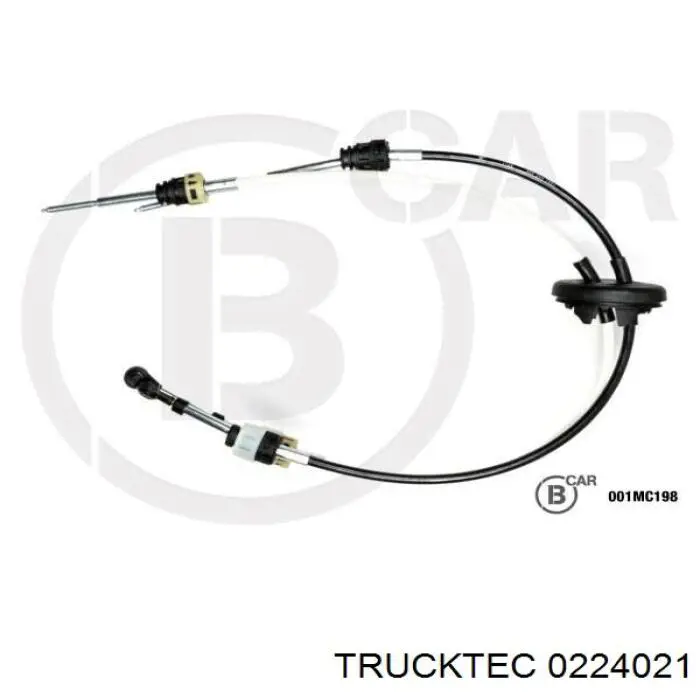 0224021 Trucktec трос перемикання передач