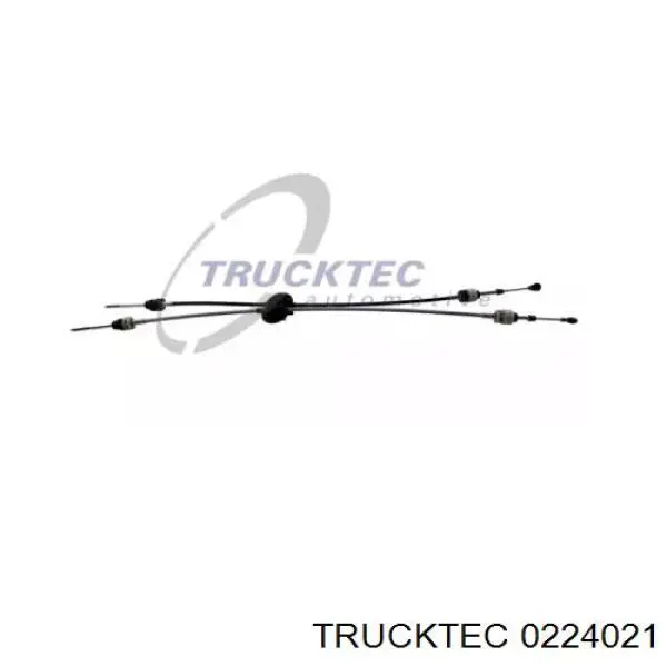Трос перемикання передач, здвоєний Trucktec 0224021 ціна, від 54.14 USD