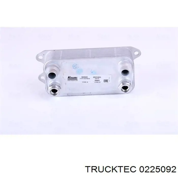 0225092 Trucktec радіатор охолодження, акпп