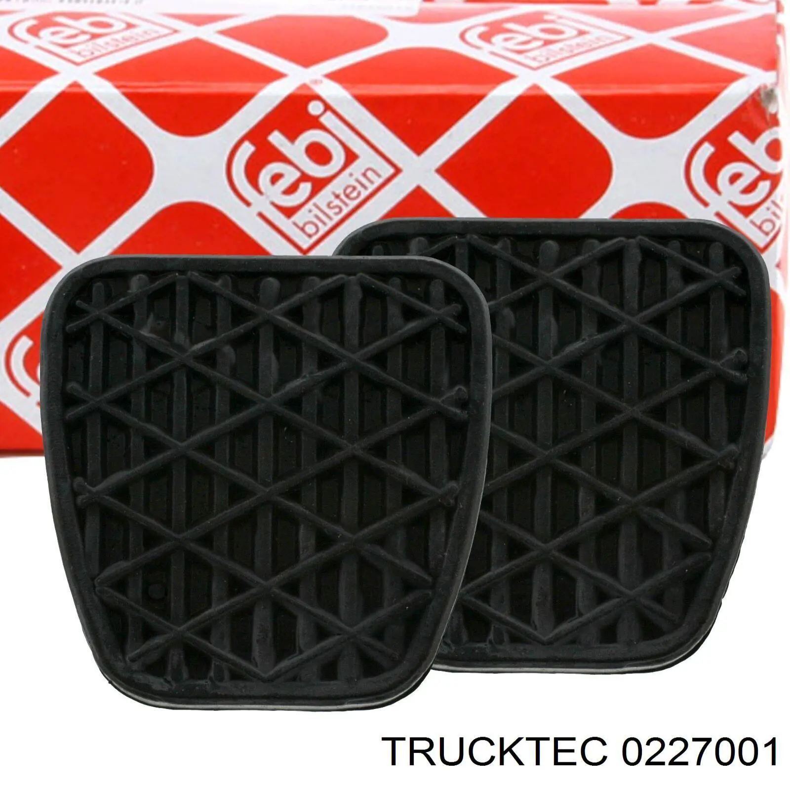 0227001 Trucktec накладка педалі зчеплення