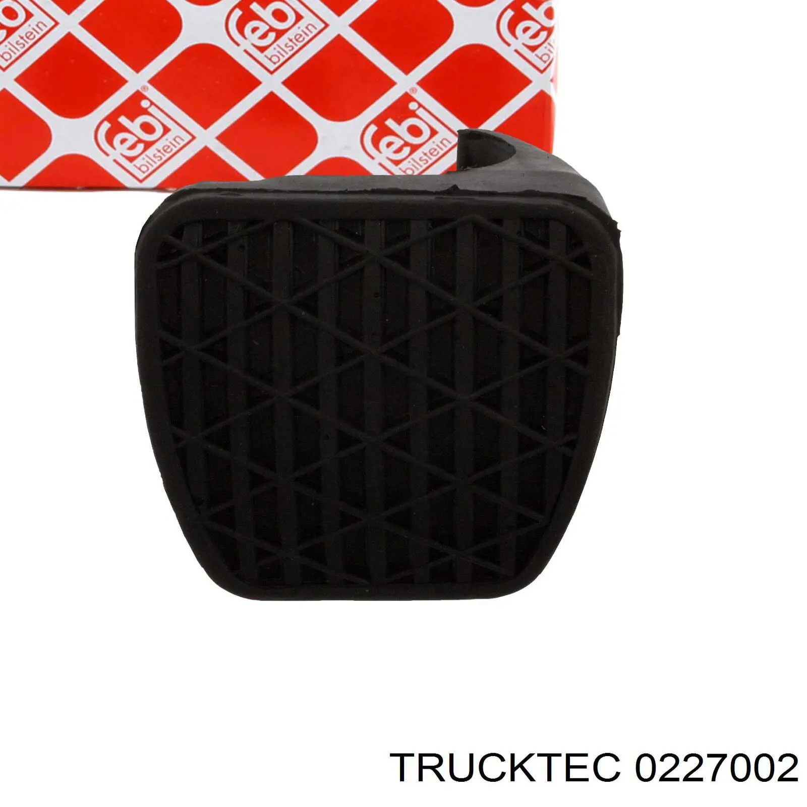 Накладка педалі гальма Trucktec 0227002 ціна, від 1.86 USD