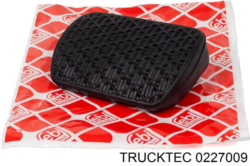 0227009 Trucktec накладка педалі гальма