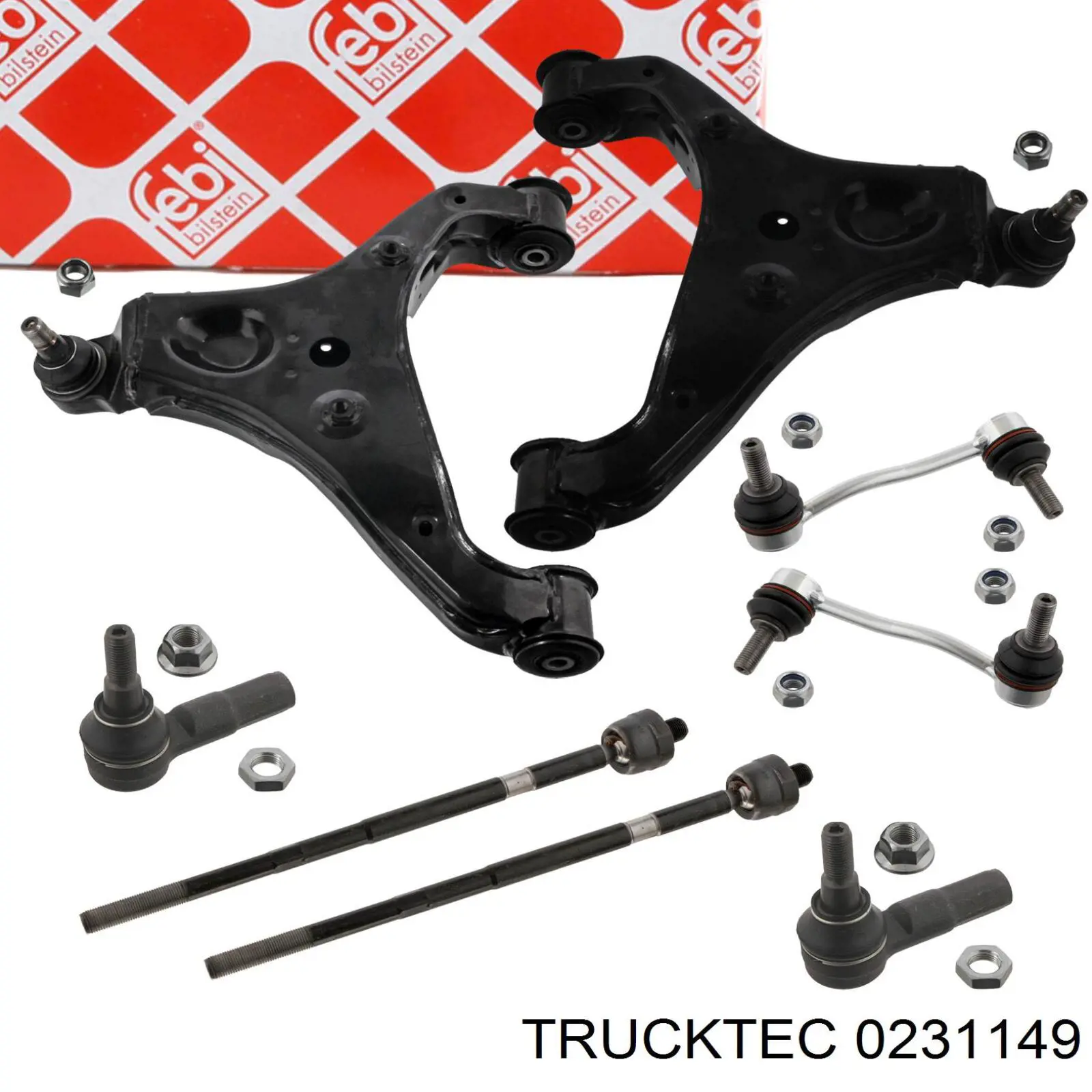 Купити 0231149 Trucktec Лівий важіль передній нижній підвіски
