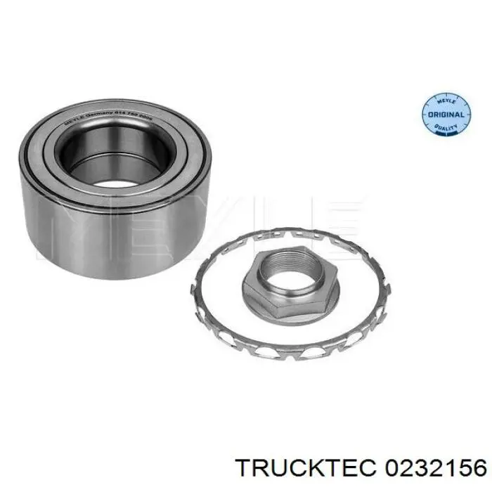 0232156 Trucktec Підшипник ступиці задньої