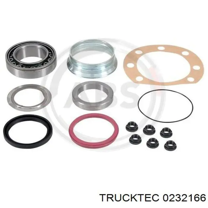 Купити 0232166 Trucktec Підшипник ступиці передньої