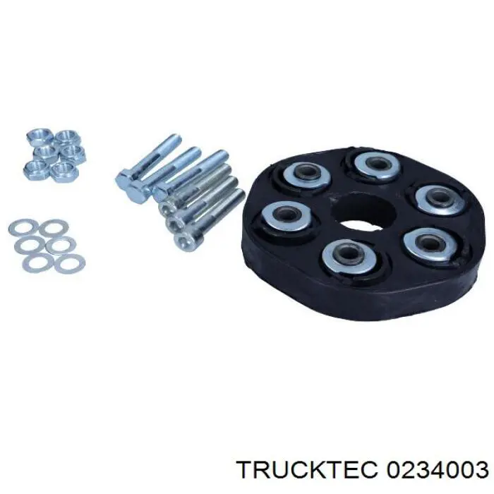 Муфта кардана еластична, передня Trucktec 0234003