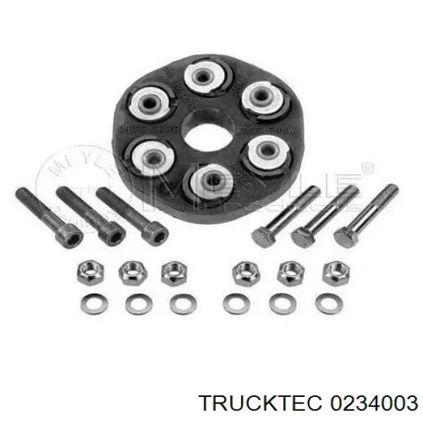 Карданний шарнір Trucktec 0234003 ціна, від 32.77 USD