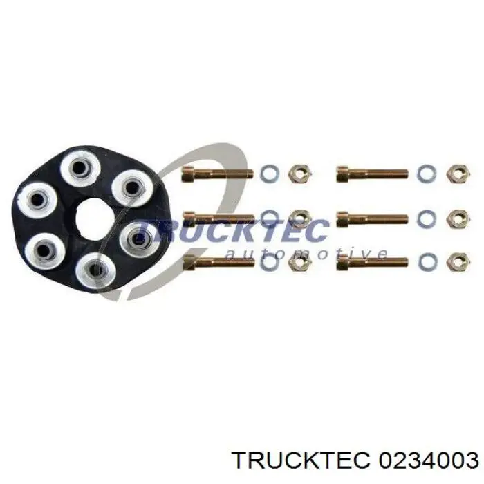 Карданний шарнір Trucktec 0234003 ціна, від 32.77 USD