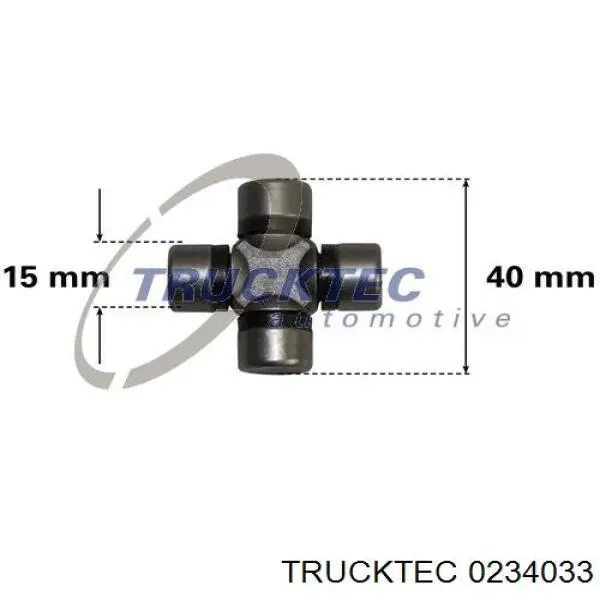 Купити 0234033 Trucktec Хрестовина рульового механізму