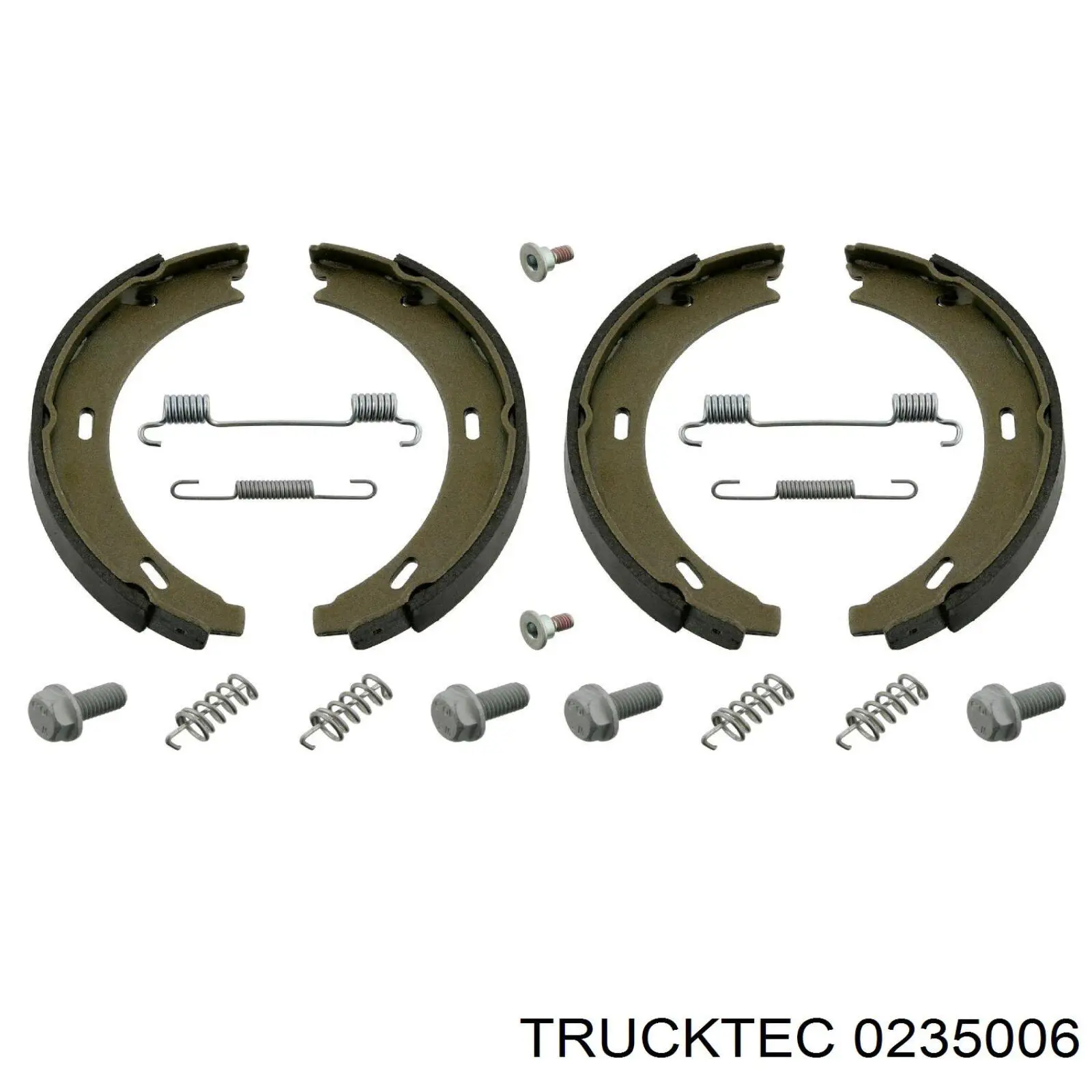 Купити 0235006 Trucktec Гальмівні колодки гальма стоянки
