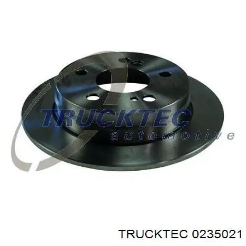 0235021 Trucktec диск гальмівний задній
