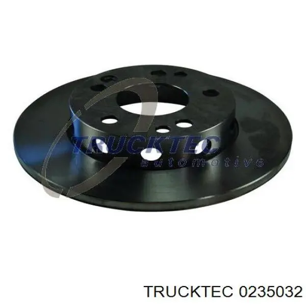 0235032 Trucktec диск гальмівний передній