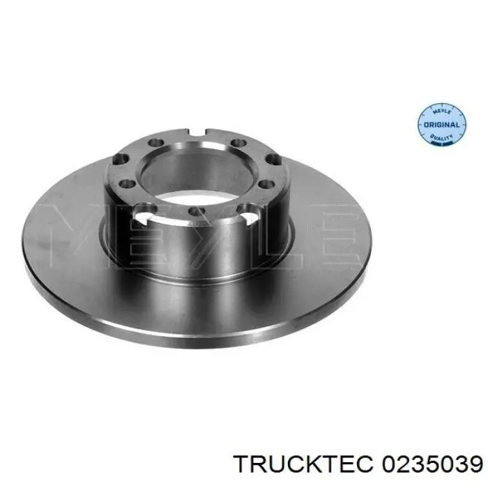 0235039 Trucktec диск гальмівний передній
