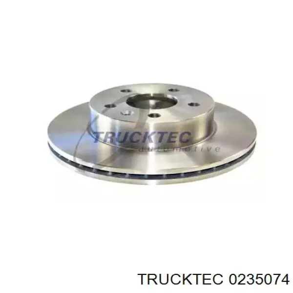 Гальмівні диски передні 0235074 Trucktec