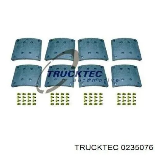 Купити 0235076 Trucktec Супорт гальмівний передній правий