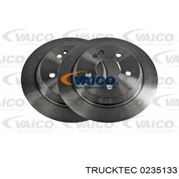 Диск гальмівний задній Trucktec 0235133