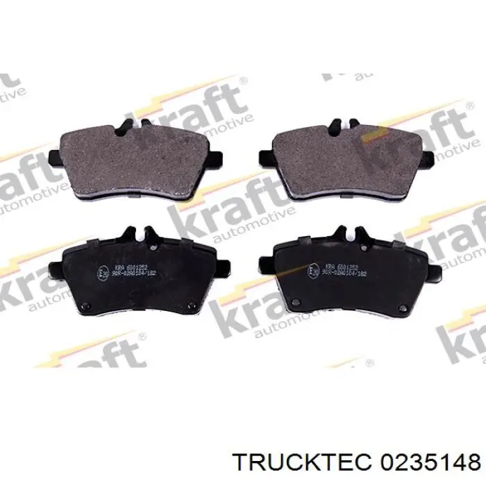 Тормозні колодки Trucktec 0235148