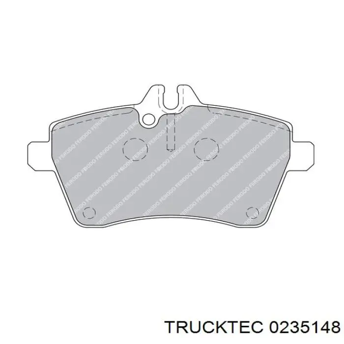 Гальмівні колодки Trucktec 0235148 ціна, від 25.86 USD